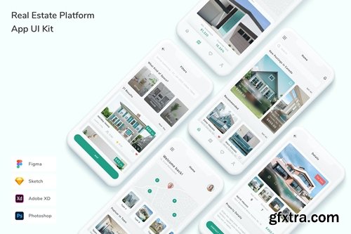 Real Estate Platform App UI Kit