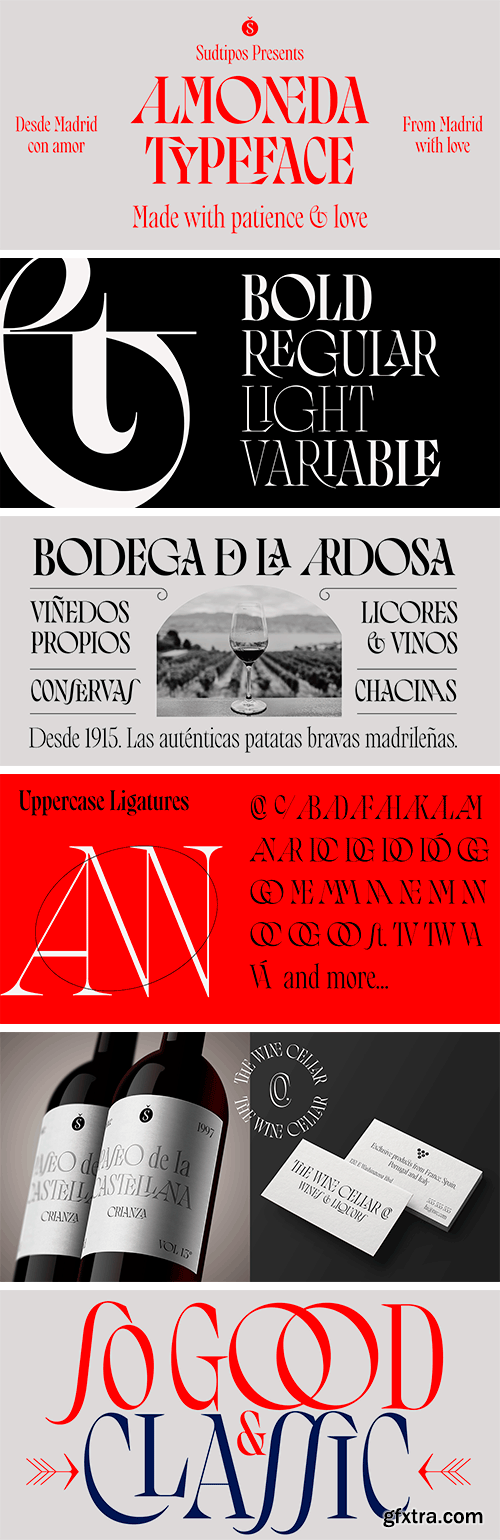 Almoneda Font Family Almoneda Font Family