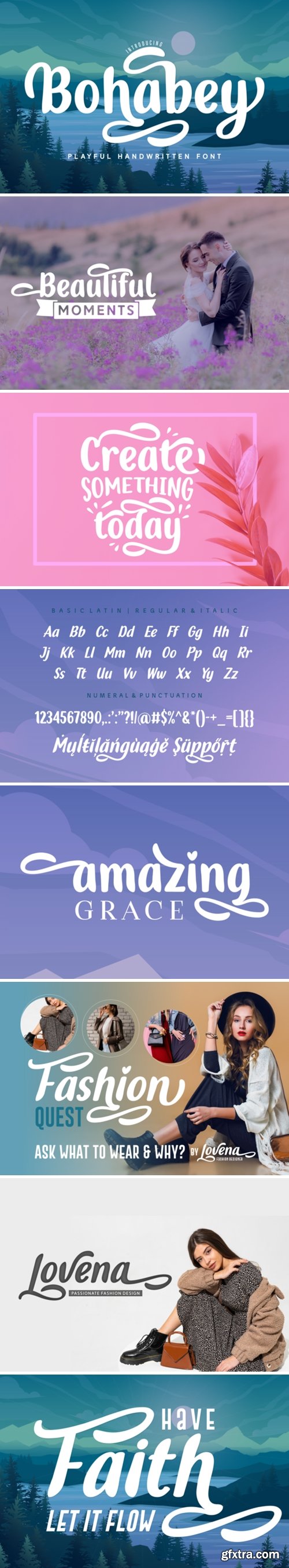 Bohabey Font