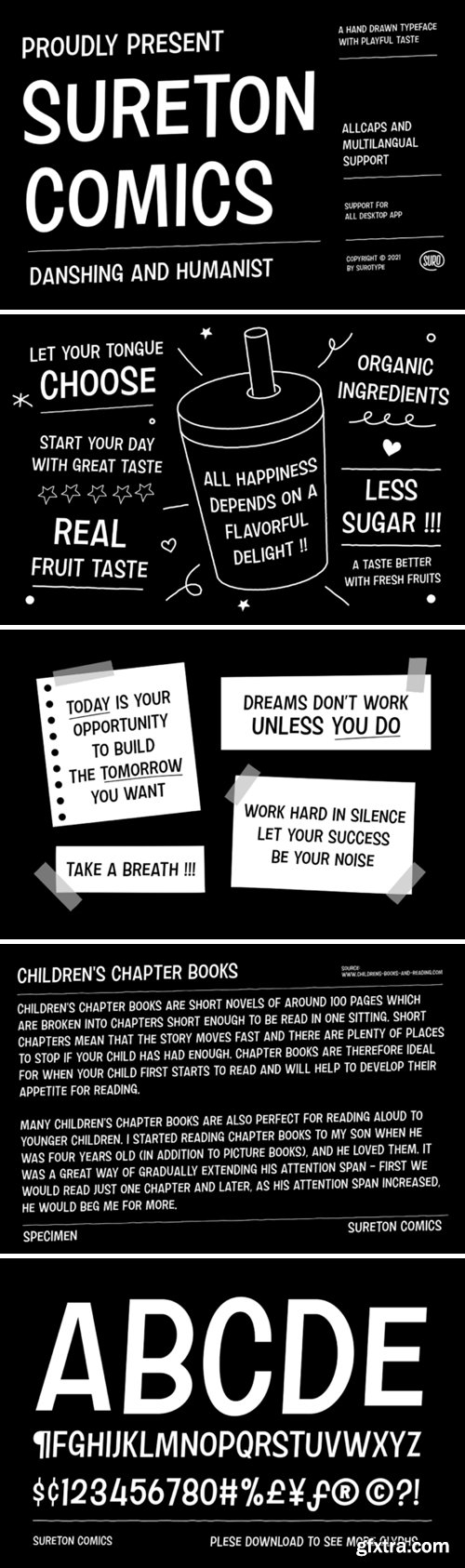 Sureton Comics Font