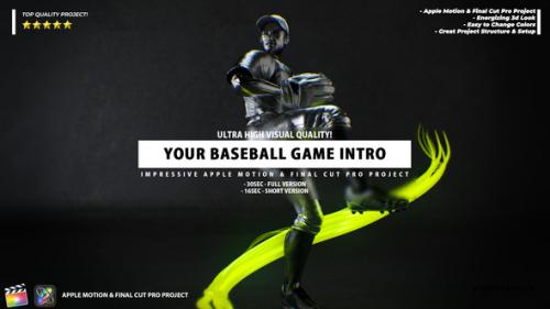 Videohive - Your Baseball Intro - Baseball Promo Video Apple Motion Template - 35927578 - 35927578