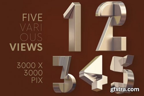 Geometal - 3D Lettering