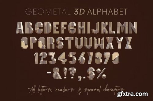 Geometal - 3D Lettering