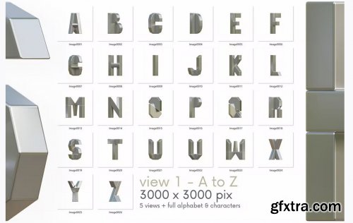 Geometal - 3D Lettering