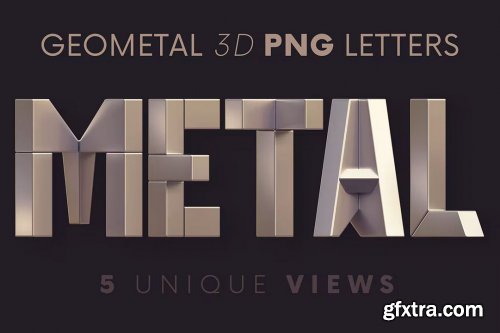 Geometal - 3D Lettering