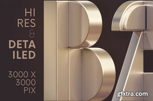 Geometal - 3D Lettering