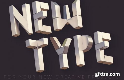 Geometal - 3D Lettering