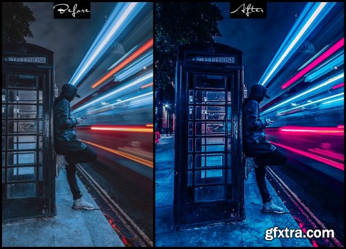 Cyberpunk - Photoshop Actions Lightroom Presets