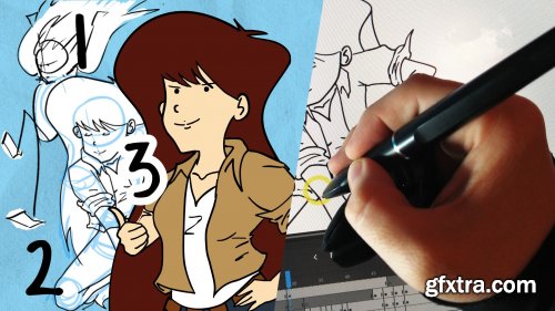  Hand-Drawn 2D Animation: Time-Saving Techniques With Just 3 Drawings
