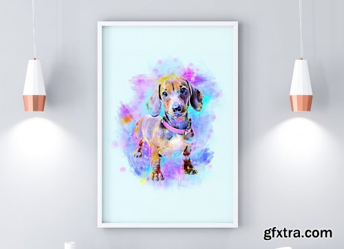 CreativeMarket - Pet Watercolor Art Plugin 6447259