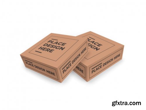 Box Packaging Mockup Template Set