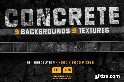 CreativeMarket - Concrete Wall Textures Background 6845355