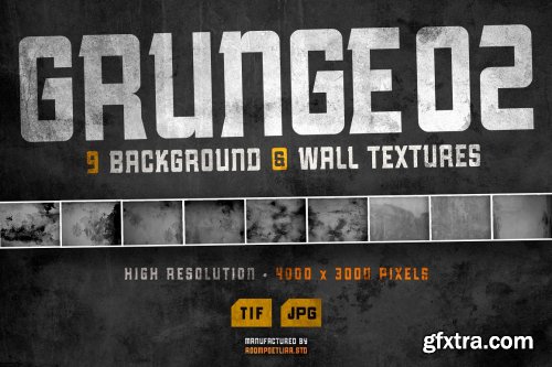 CreativeMarket - Grunge Wall Textures Co.02 6848818