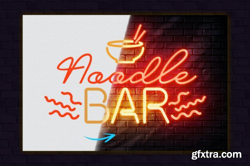 Neon Lights Photoshop Templates