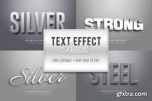 Editable 3D Text Style Effect Bundle 