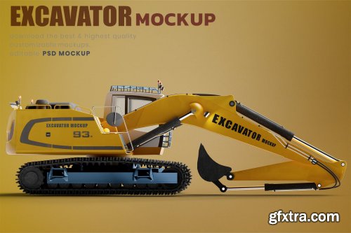 Excavator Mockups