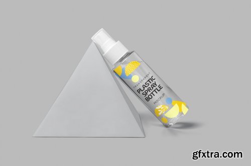 CreativeMarket - Transparent Spray Bottle Mockups 6815560