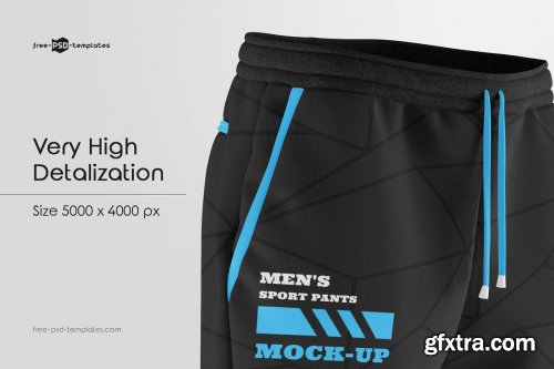 CreativeMarket - Men's Sport Pants Mockup 5922790