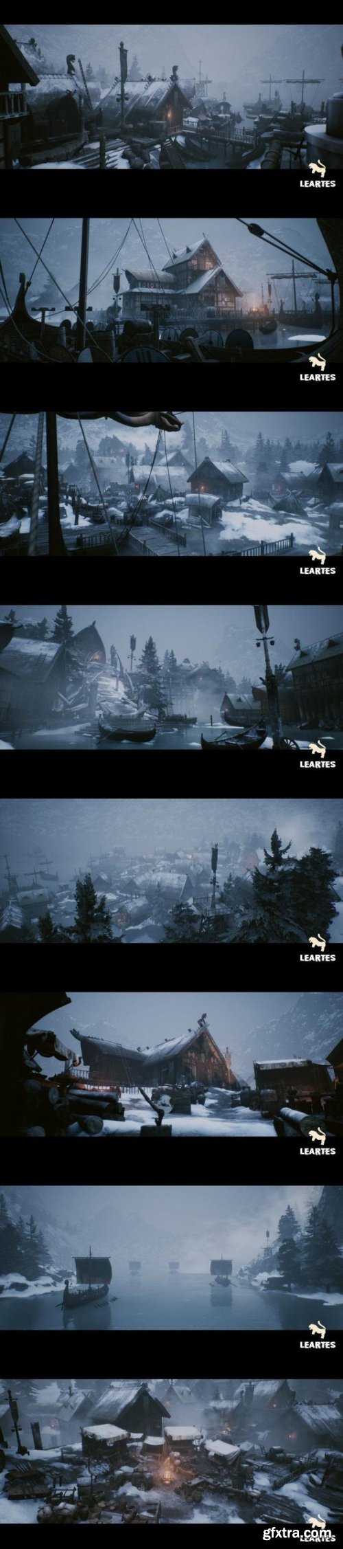 Unreal Engine – Viking Village Environment Megapack ( Modular with Interiors )