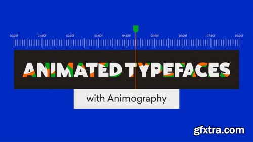 Animography's Animated Typefaces Collection for Font Manager 