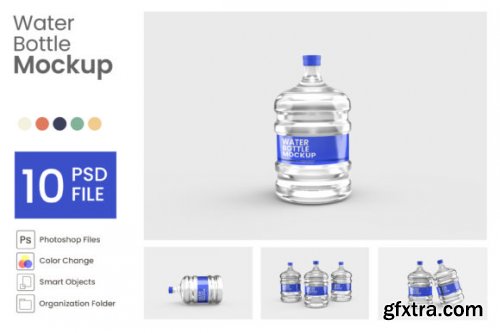 Water Bottle Mockup
