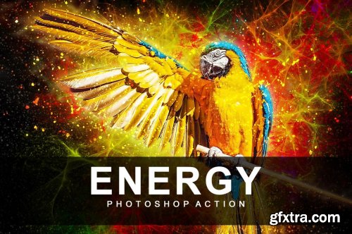 CreativeMarket - Energy Photoshop Action 6797882