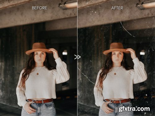 30 Vintage Film Grain Dust & Scratch Photo Overlay