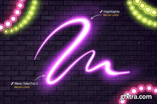 Neon Procreate Brushes