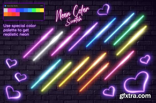 Neon Procreate Brushes