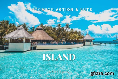 Island Photoshop Action & LUTs