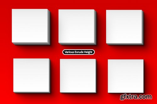 CreativeMarket - Photoshop's - RM 3D Extrude FX PSD 6872083