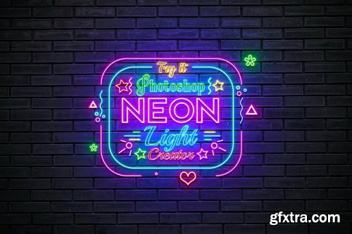 CreativeMarket - Neon Effect Creator 6828030