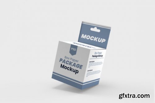 Square Box Mockup