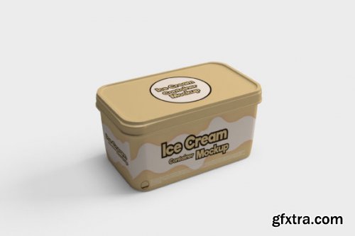 Ice Cream Container Mockup