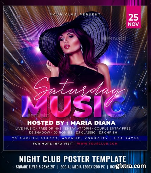 GraphicRiver - Music Party Poster Template 33137326