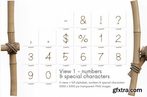 Bamboo - 3D Lettering