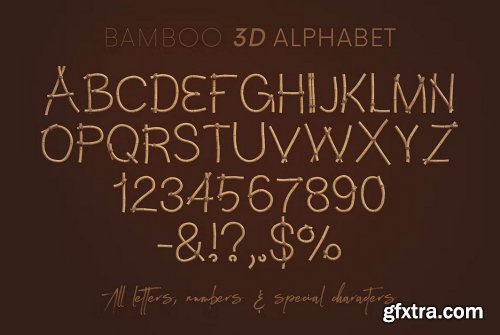 Bamboo - 3D Lettering