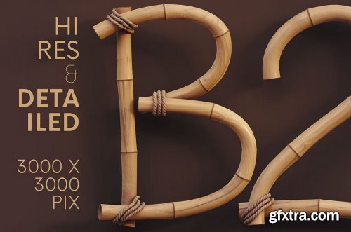 Bamboo - 3D Lettering