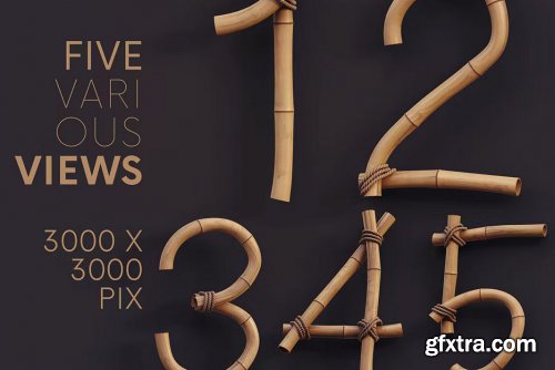 Bamboo - 3D Lettering
