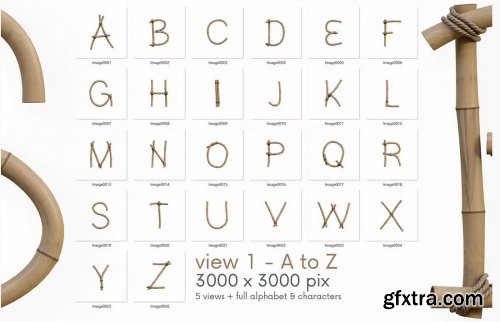 Bamboo - 3D Lettering