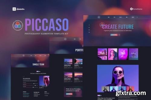 ThemeForest - Piccaso v1.0.2 - Photography Elementor Template Kit - 29150174