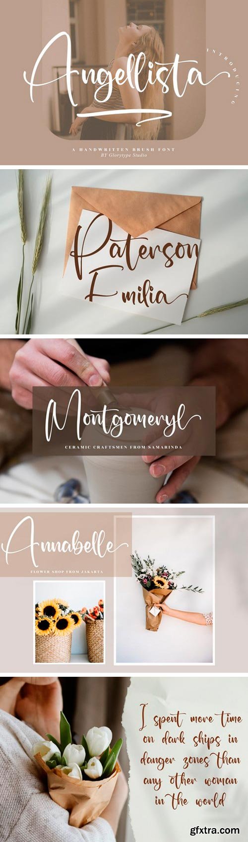Angellista – Handwritten Brush Font