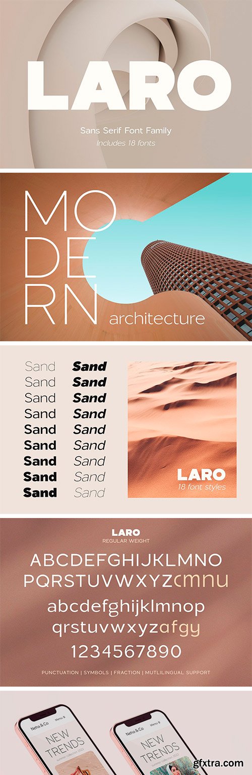 Laro Font Family Laro Font Family