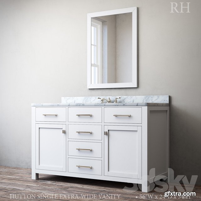 single wide vanity
