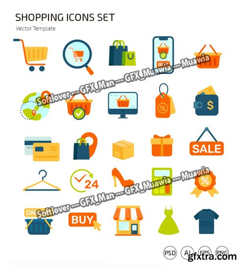 25 Shopping Icons Collection