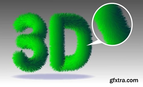 How to Create 3D Fur Effect in Adobe Illustrator - Graphic Design