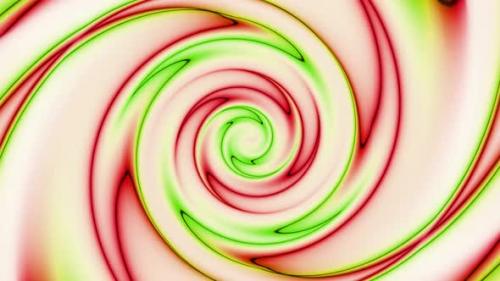 Videohive - Green Red Glowing Twirl Background Animation White Background - 36077017 - 36077017