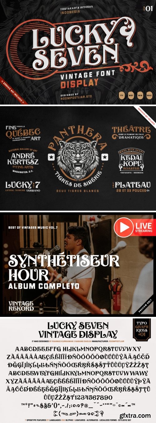 Lucky Seven Font