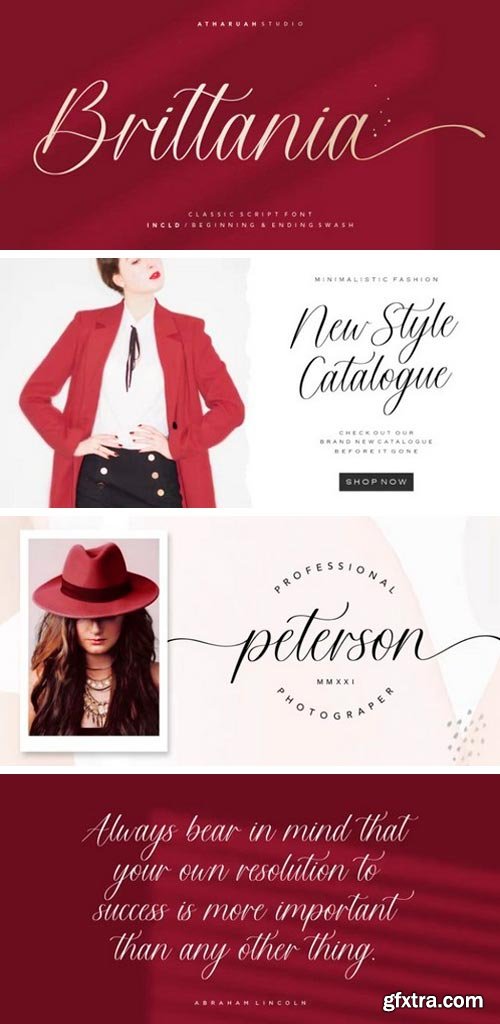 Brittania Calligraphy Font