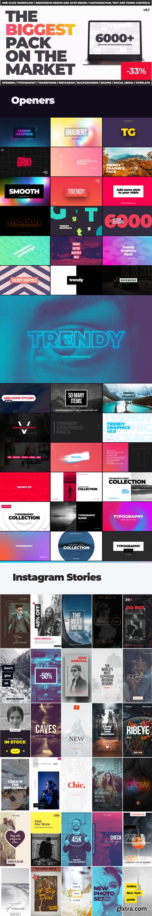 Videohive - 6-in-1 Graphics Pack // 6000+ Elements V6.1 - 24321544
